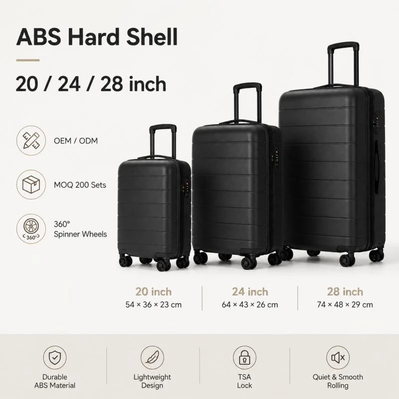 ABS+PC trda prtljaga
